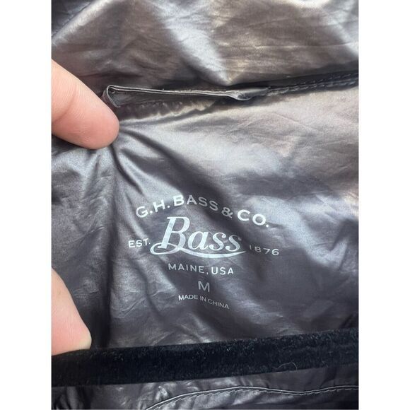 GH Bass Outdoors Shinny Silver Woman’s Winter Jacket Size Medium - Picture 15 of 16